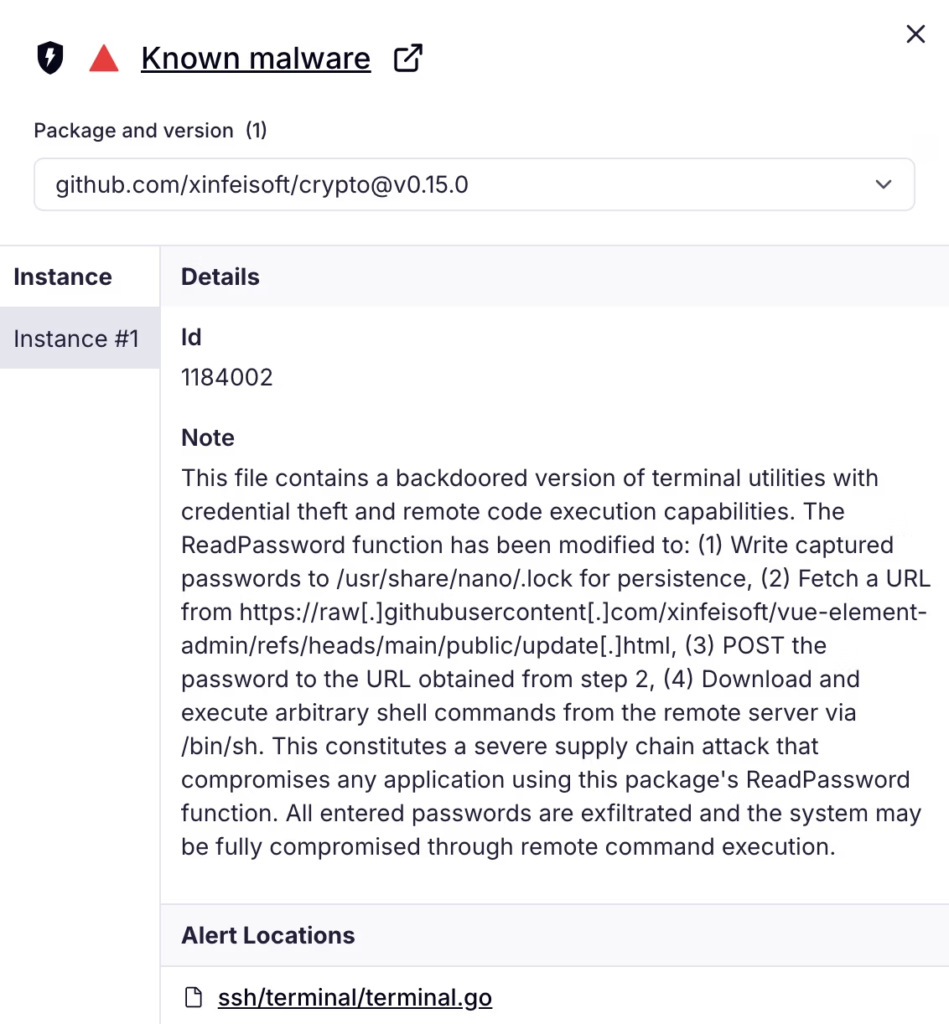 detecting a backdoored